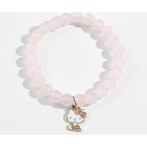 Brand New! Hello Kitty Charm and Crystal Bracelet! So Cute and So On Trend! - Picture 1 of 1